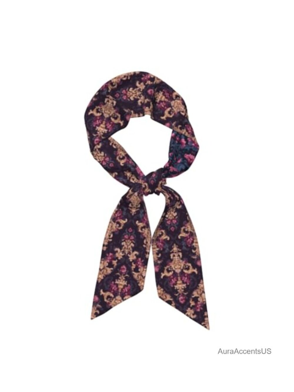 Silk-like Satin Scarf for Women, Multi-Use Hair Scarf and Handbag Handle Wrap